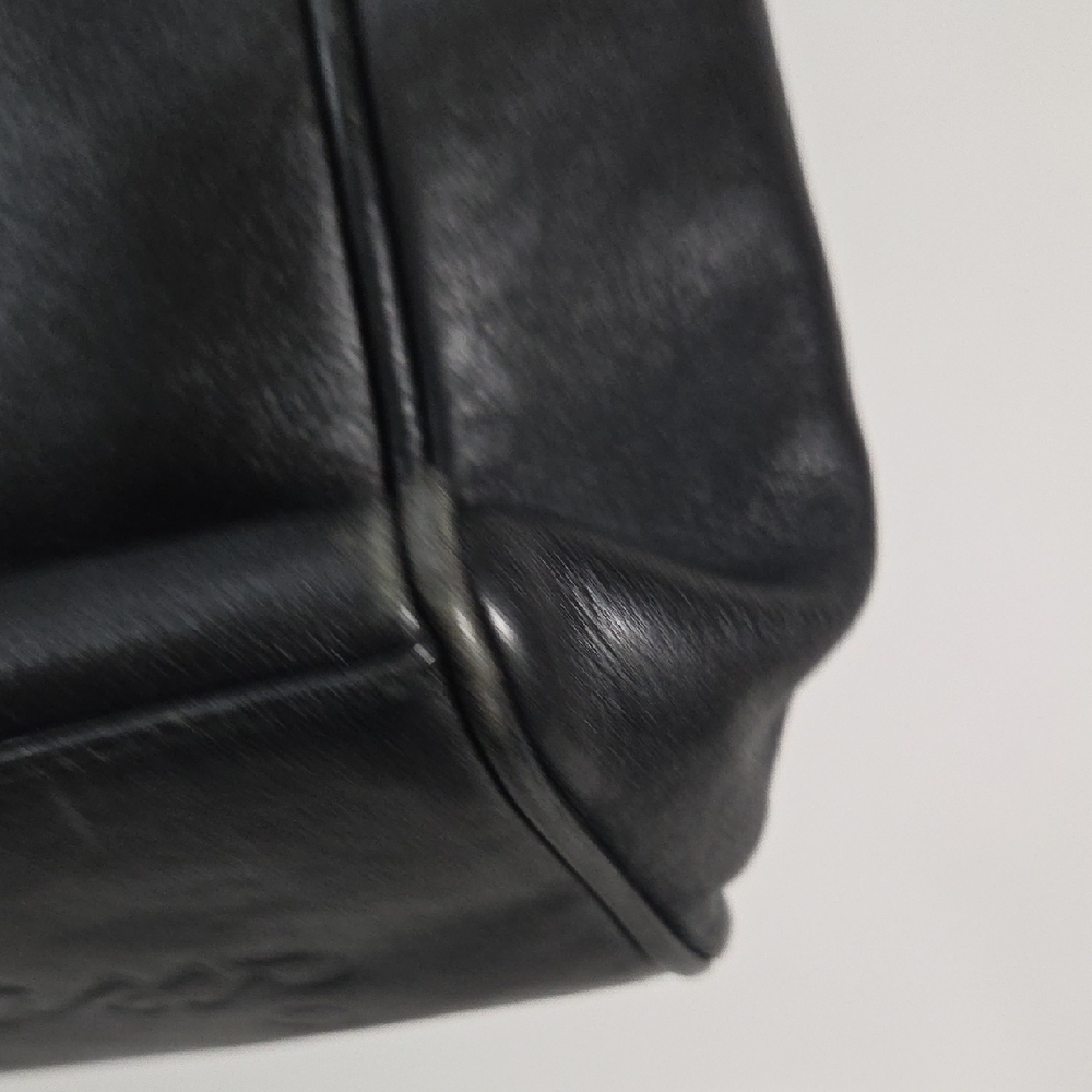 Paloma Picasso Black Shoulder Bag with Gold Logo - Picture 10 of 16